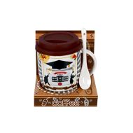 Чаша "Дипломиране" с капак и лъжичка