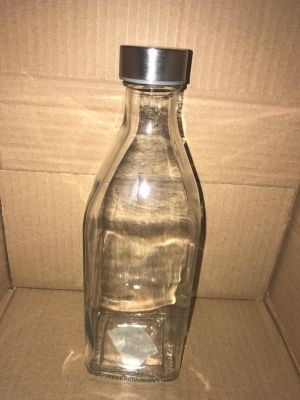 Стъклена бутилка УДОР  1000мл , комплект с капачка 
