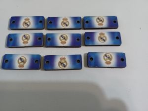 Плочка за гривна  Реал Мадрид  - пакет 10 бр