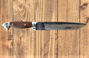 Нож с острие 19,5 см - комплект с кания, черни осъм