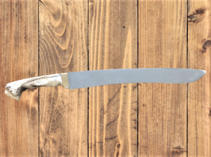 Нож голям Караколак с острие 36 см - комплект с кания, черни осъм
