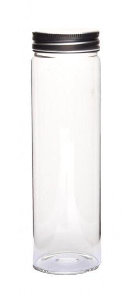 Стъклено шишенце (епруветка) 15 х 4,7 см с метална капачка