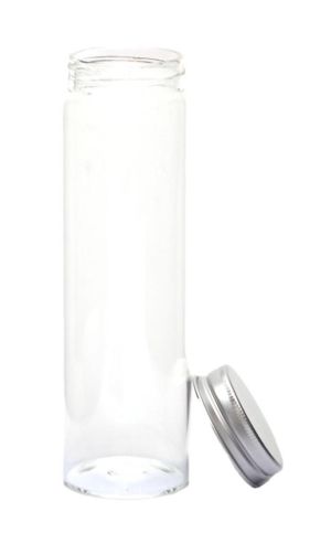 Стъклено шишенце (епруветка) 15 х 4,7 см с метална капачка