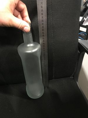 Стъклена бутилка КРАЛСКА  1000мл - матирана