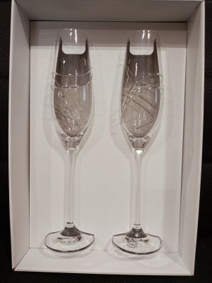 Кристални ритуални чаши с камъни Сваровски - модел 2