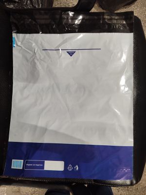 Среден полиетиленов плик без джоб 34,5 х 33 см